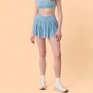 NWT! Blogilates Target X Popflex Viral Taylor Swift Ballerina Skort Light Blue M